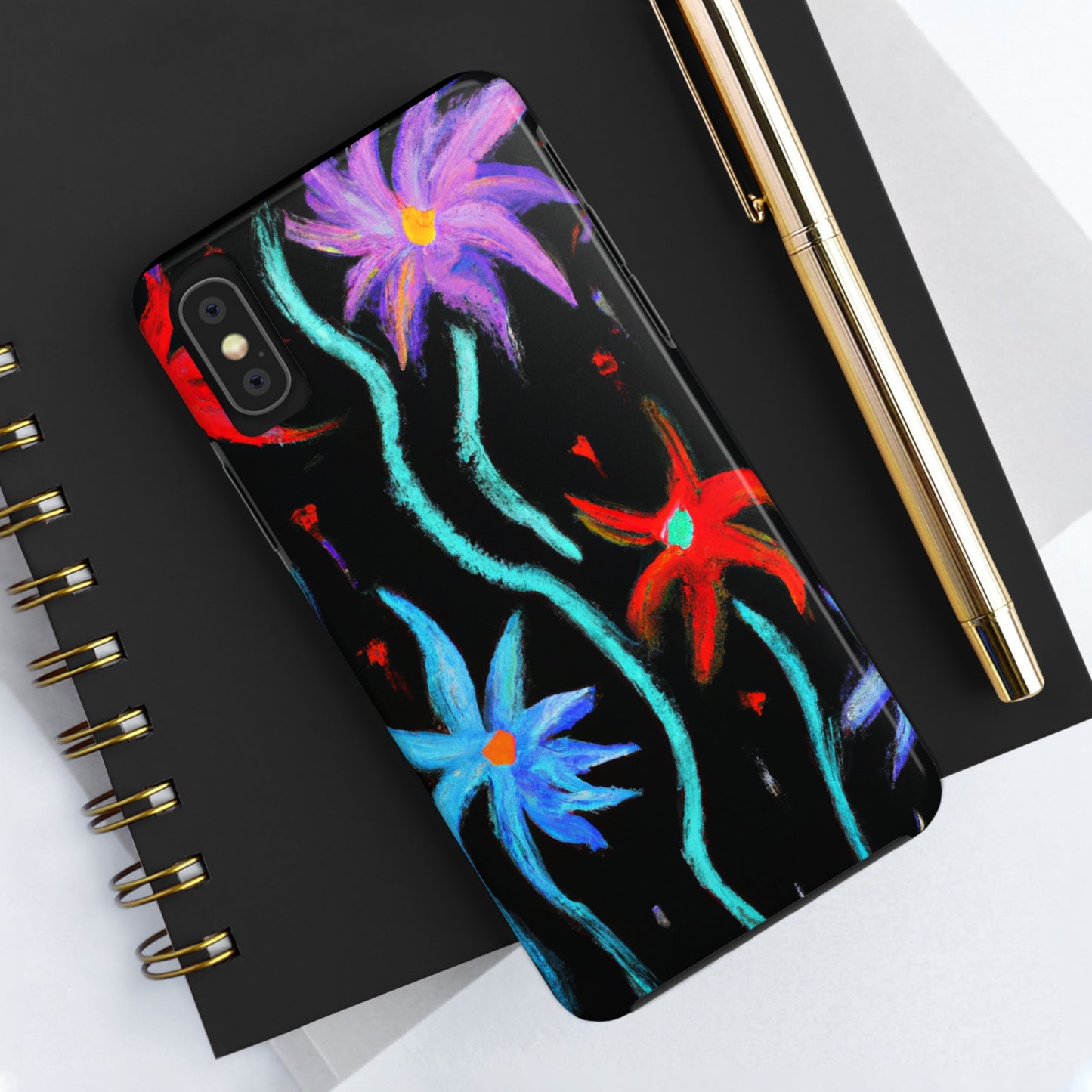 Tough Case-Mate iPhone Case Ft. Abstract Flowers