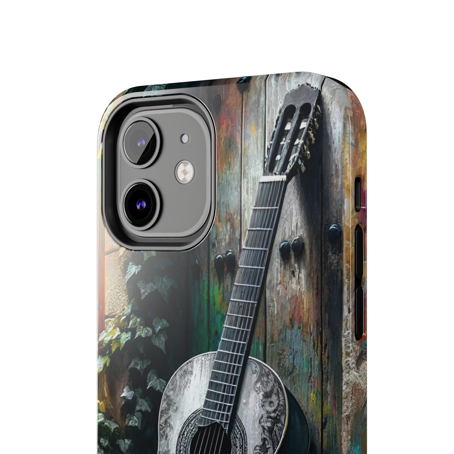 ToughDrop Apple iPhone Case Ft. Greyscale Guitar