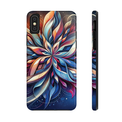 ToughDrop Apple iPhone Case Ft. Abstract Snowflake