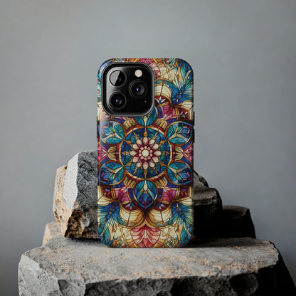 ToughDrop Apple iPhone Case Ft. Stained Glass Fractal