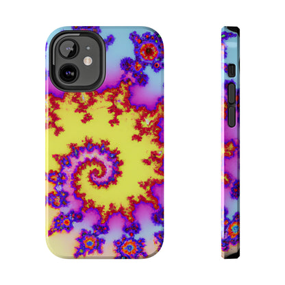 Tough Case-Mate iPhone Case Ft. Tie Dye Fractal