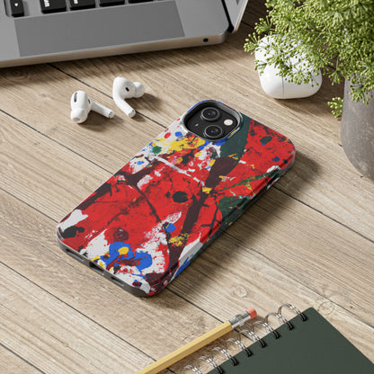 Tough Case-Mate iPhone Case Ft. Fractured Red