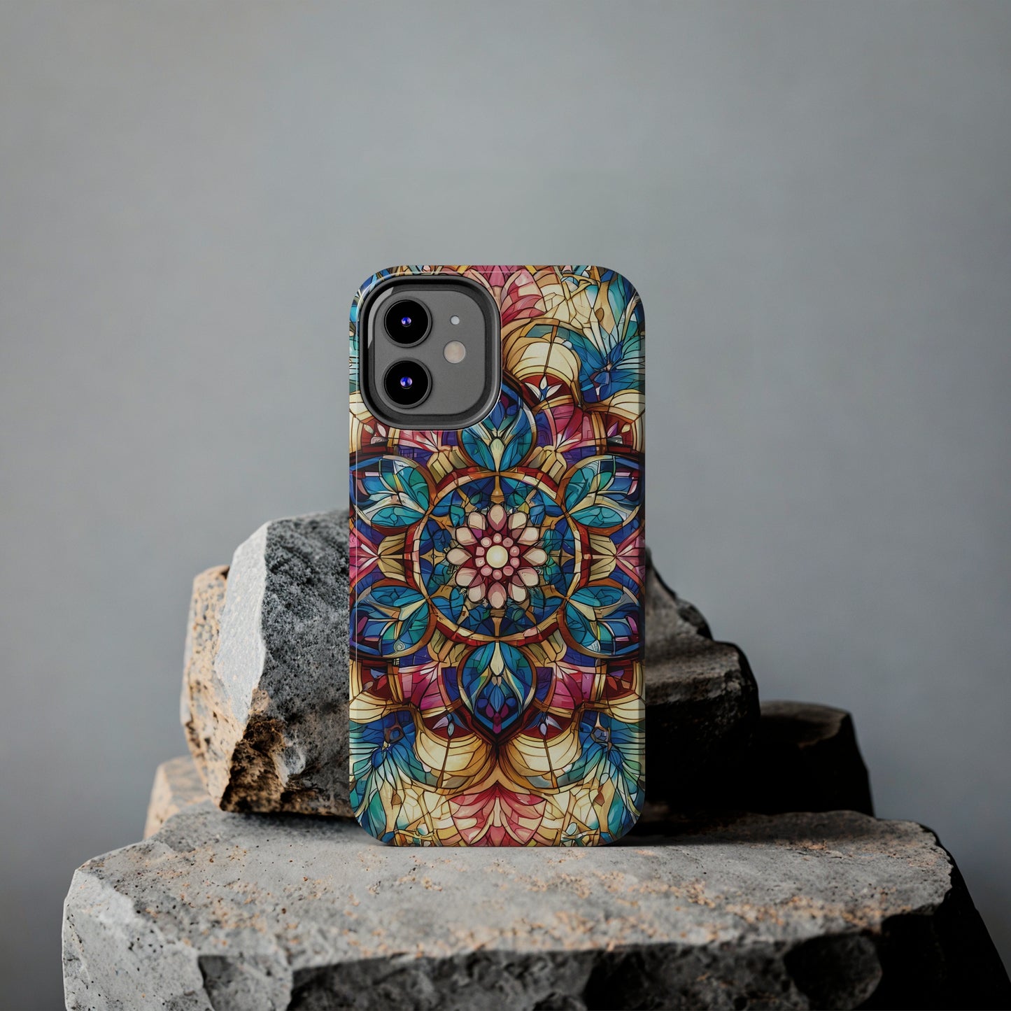 ToughDrop Apple iPhone Case Ft. Stained Glass Fractal