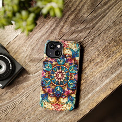 ToughDrop Apple iPhone Case Ft. Stained Glass Fractal