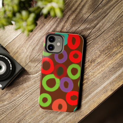 Tough Case-Mate iPhone Case Ft. Fruity Circles