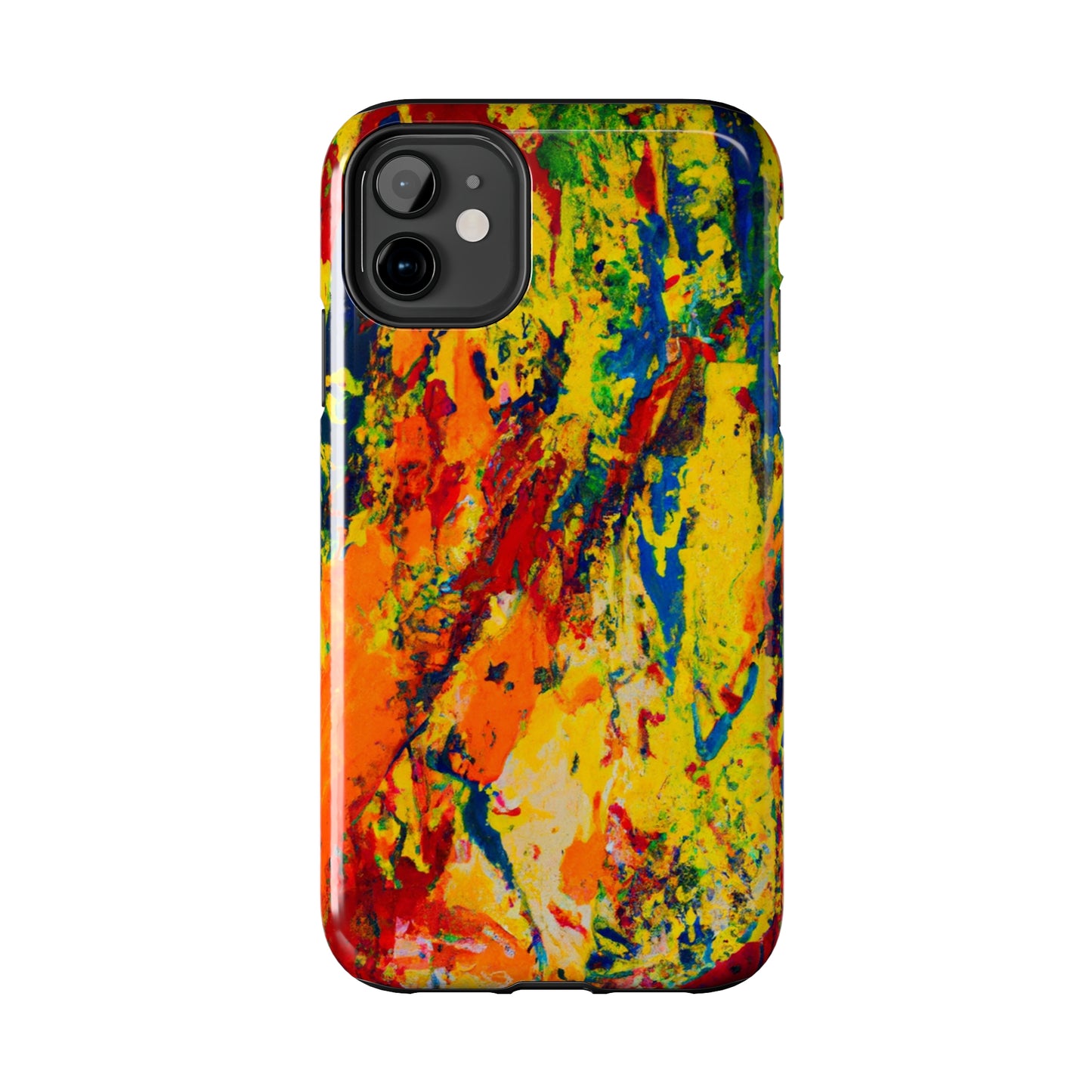 Tough Case-Mate iPhone Case Ft. Abstract Yellow Orange