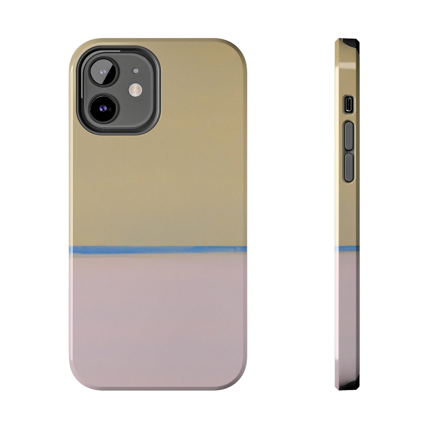 Strong Apple iPhone Case Ft. Minimal Thin Stripe