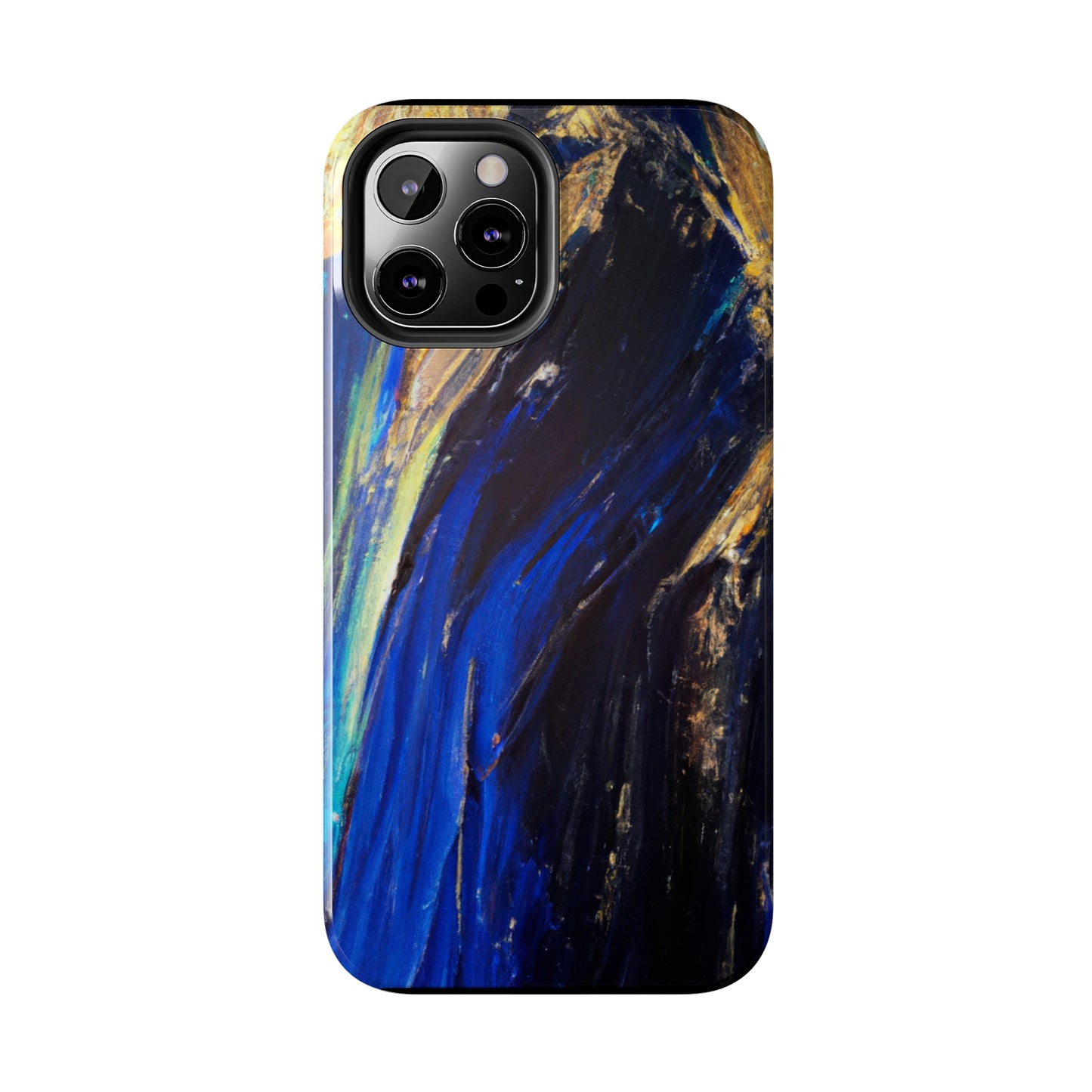 Tough Case-Mate iPhone Case Ft. Acrylic Blue Gold