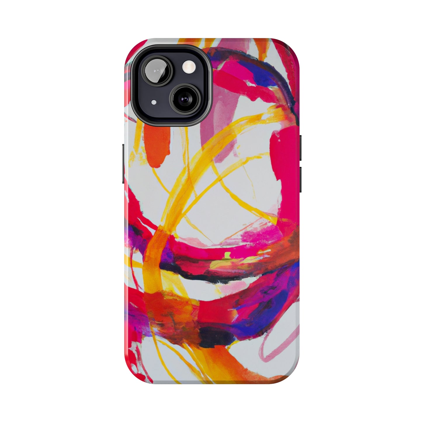 Tough Apple iPhone Cases Ft. Abstract Scarlet