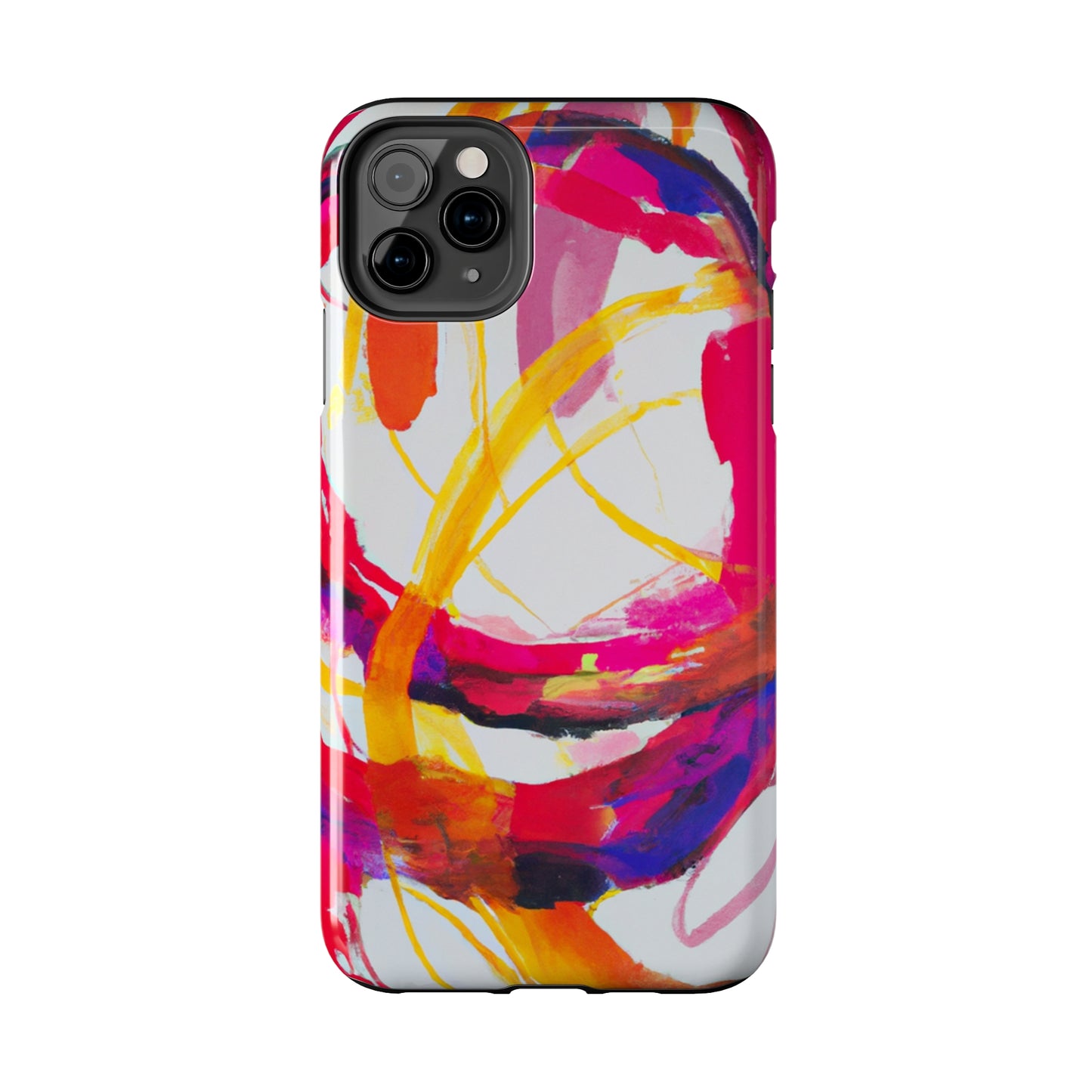 Tough Apple iPhone Cases Ft. Abstract Scarlet