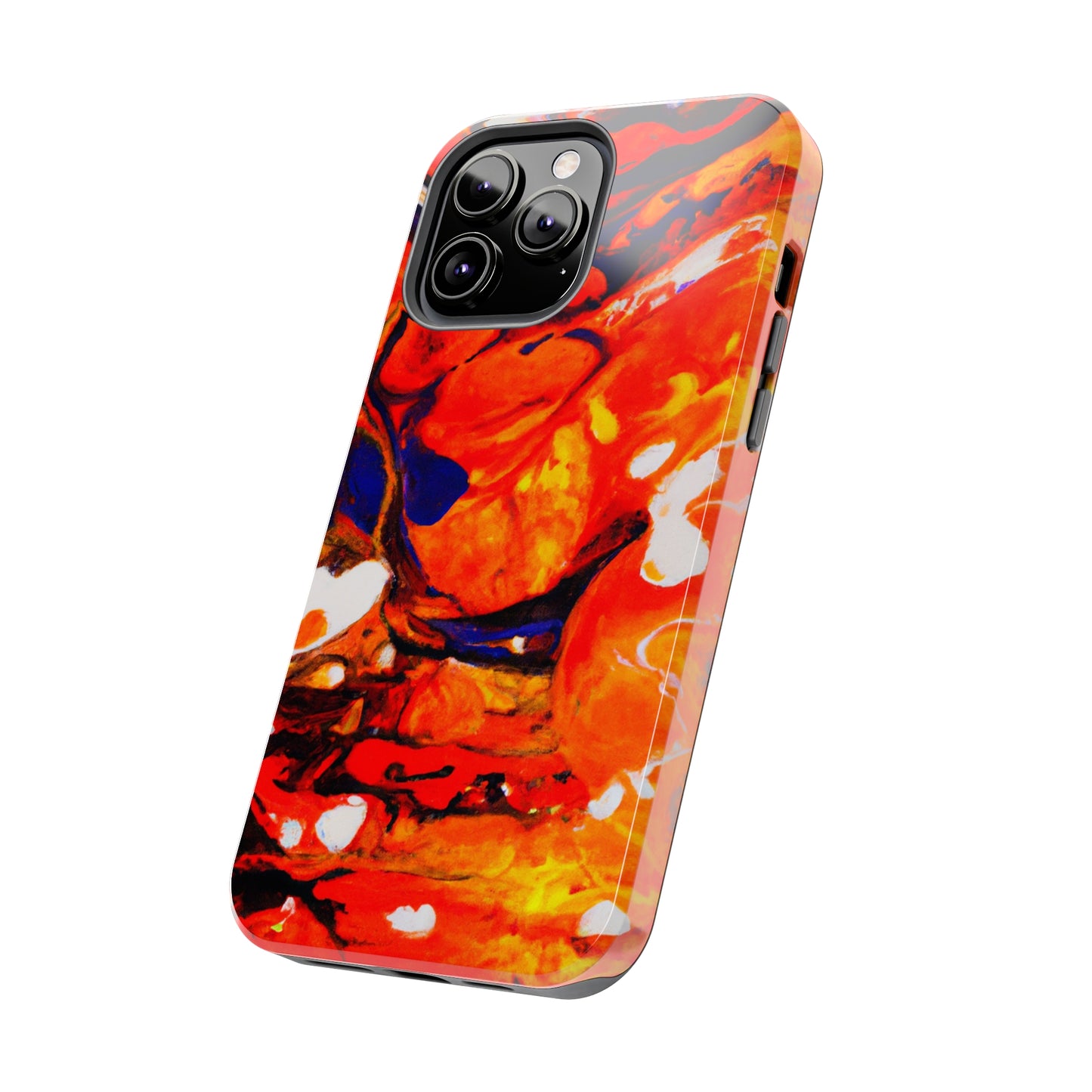 Tough Apple iPhone Cases Ft. Abstract Halloween Pumpkin