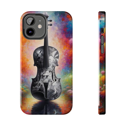 ToughDrop Apple iPhone Case Ft. Greyscale Violin