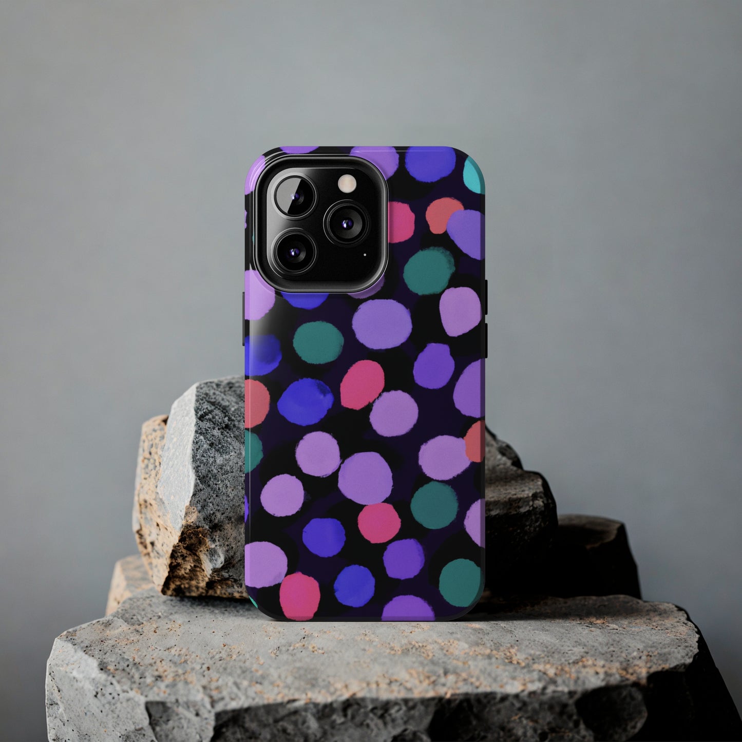 Tough Case-Mate iPhone Case Ft. Purple Dots