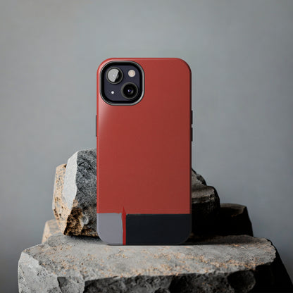 Strong Apple iPhone Case Ft. Minimal Orange