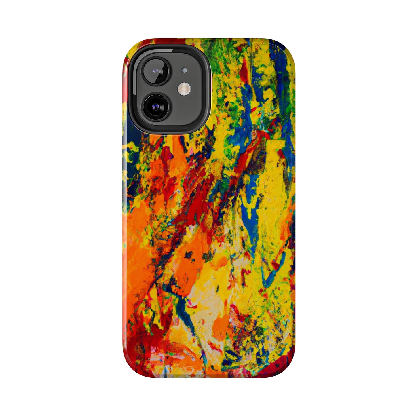 Tough Case-Mate iPhone Case Ft. Abstract Yellow Orange