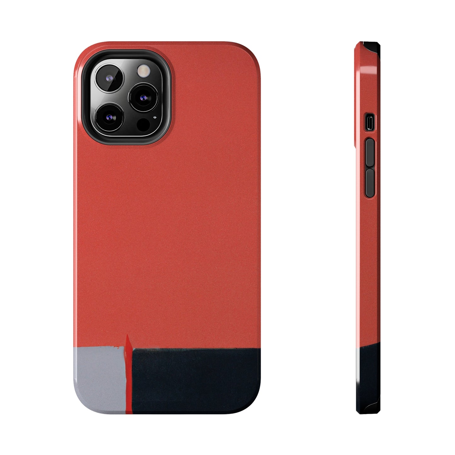 Strong Apple iPhone Case Ft. Minimal Orange