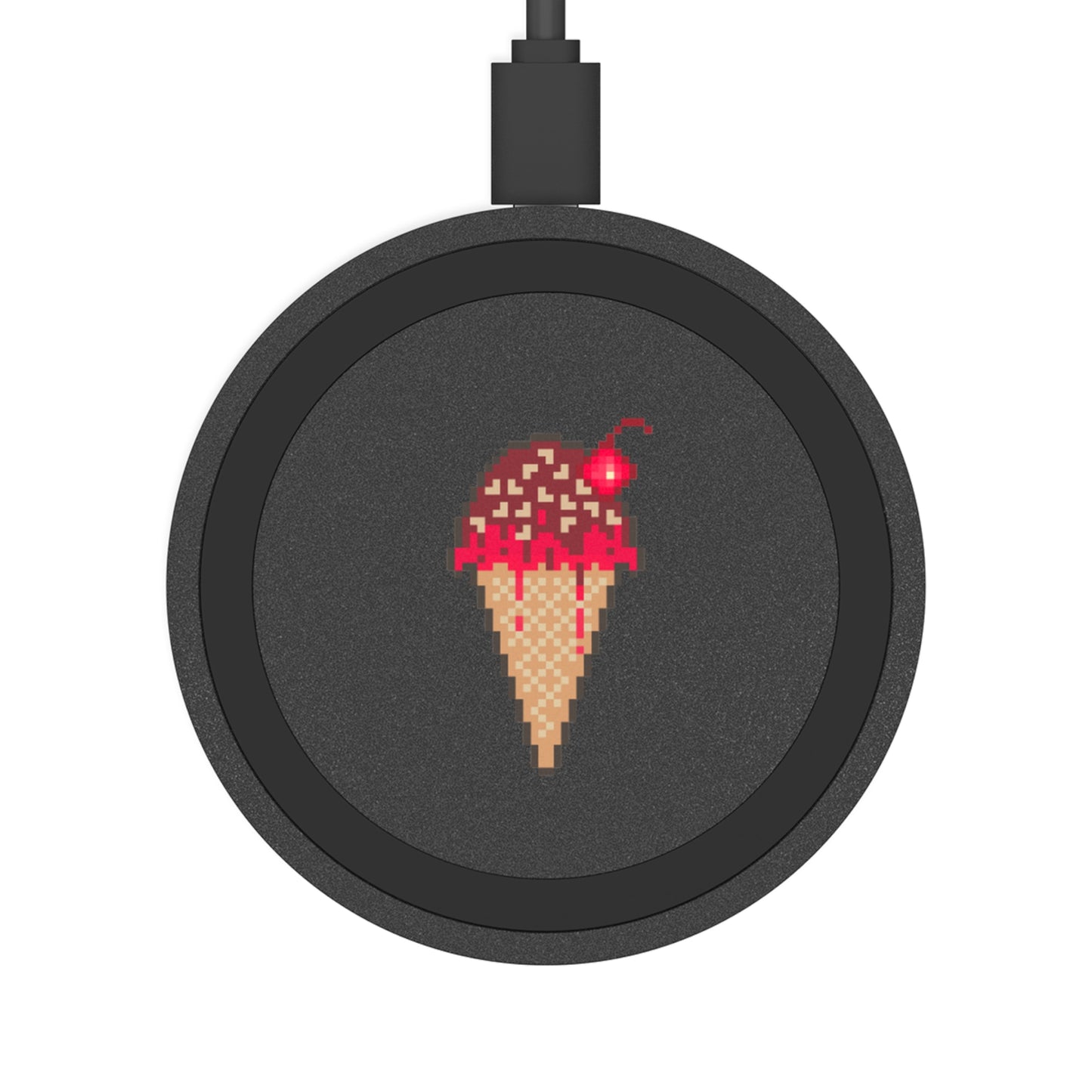 Wireless Charging Pad Ft. Pixel Cone (cable included)