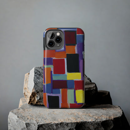 Tough Case-Mate iPhone Case Ft. Abstract Rectangles