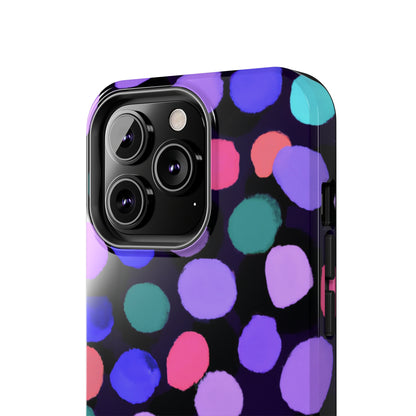 Tough Case-Mate iPhone Case Ft. Purple Dots