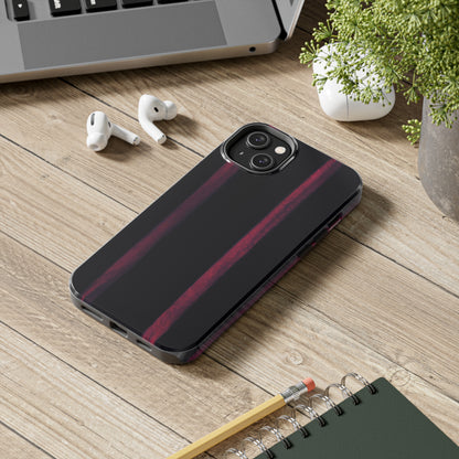 Tough Apple iPhone Cases Ft. Dark Stripes