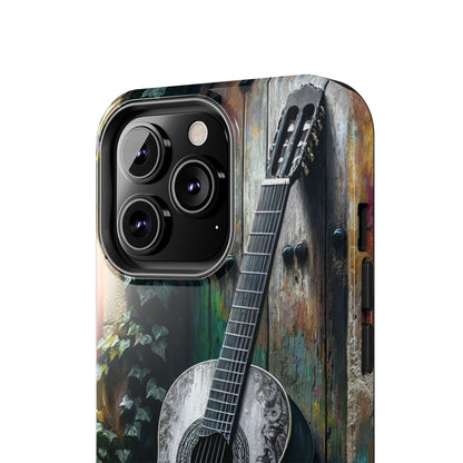 ToughDrop Apple iPhone Case Ft. Greyscale Guitar