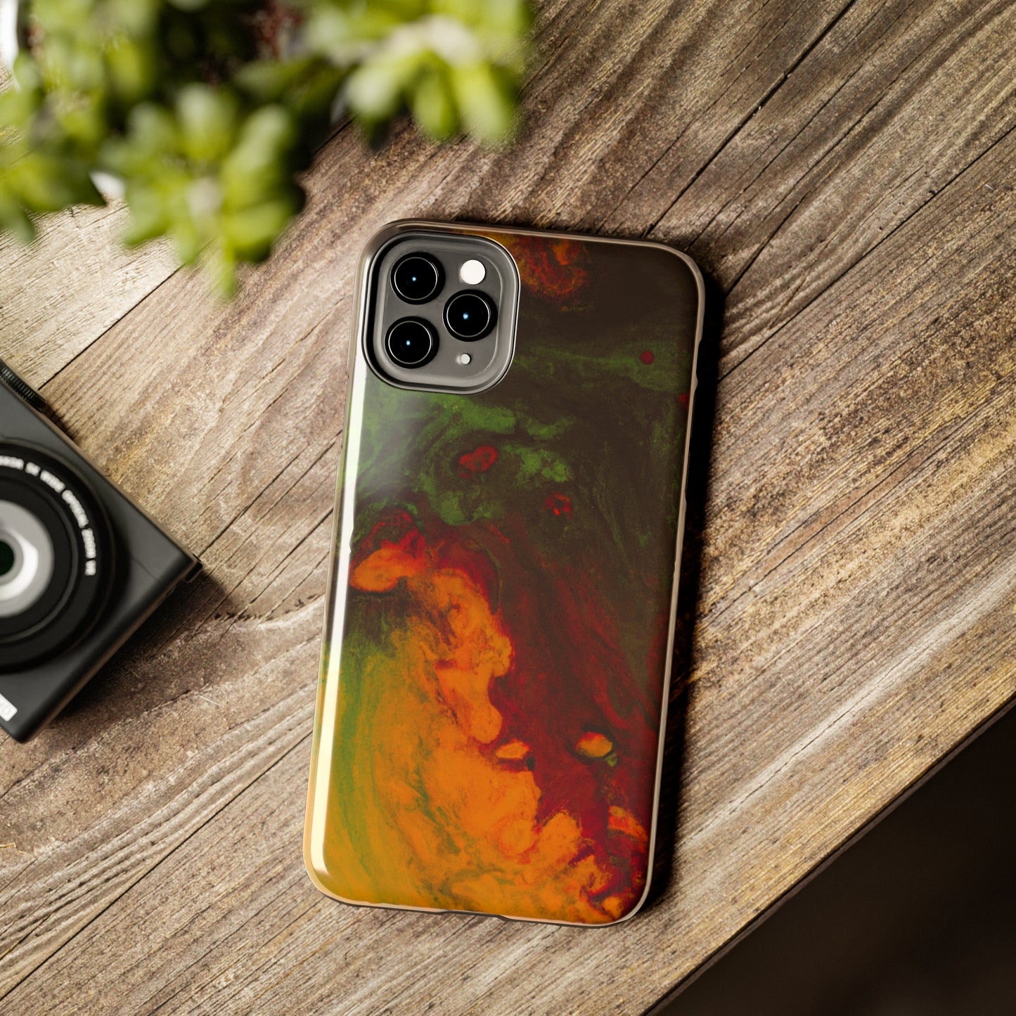 Tough Apple iPhone Case Ft. Abstract Gas Giant