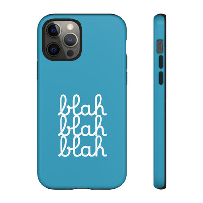 Tough Phone Case Ft. blahblahblah Turquoise