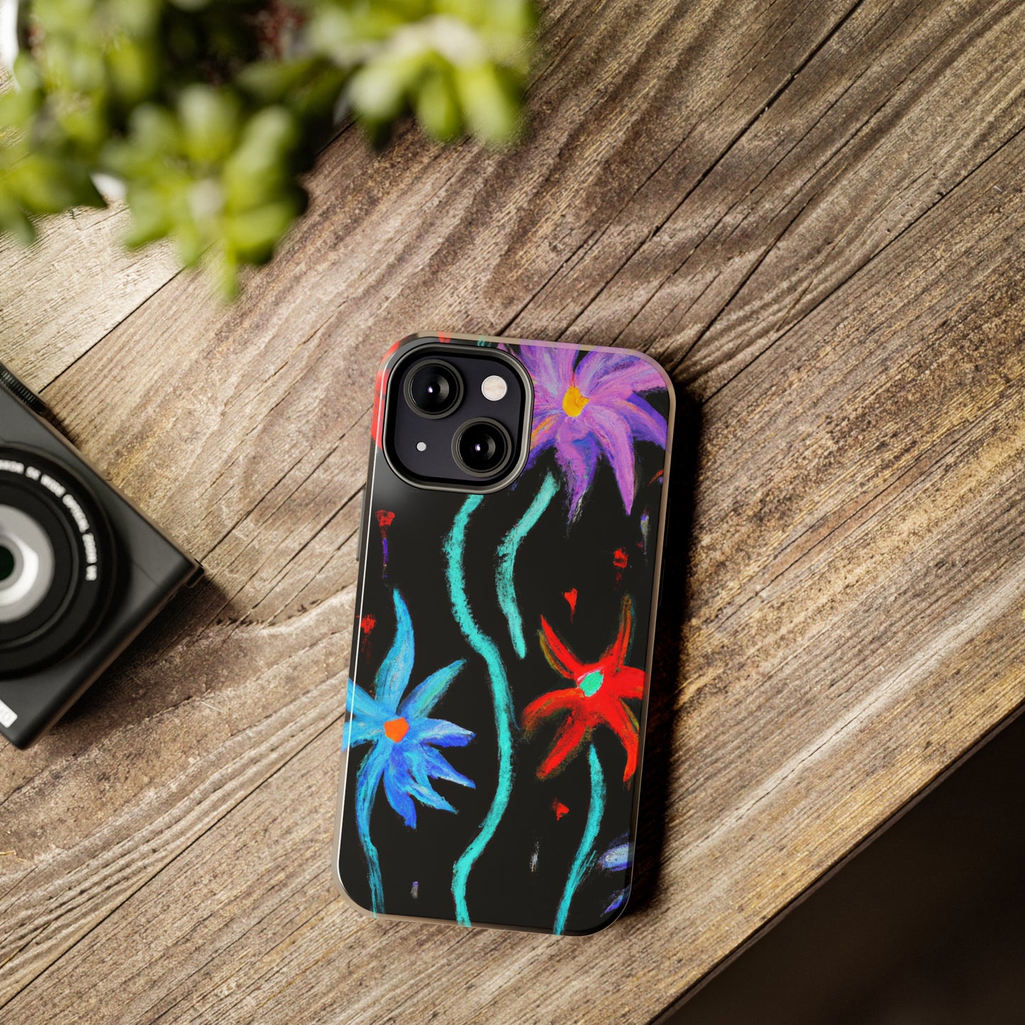 Tough Case-Mate iPhone Case Ft. Abstract Flowers