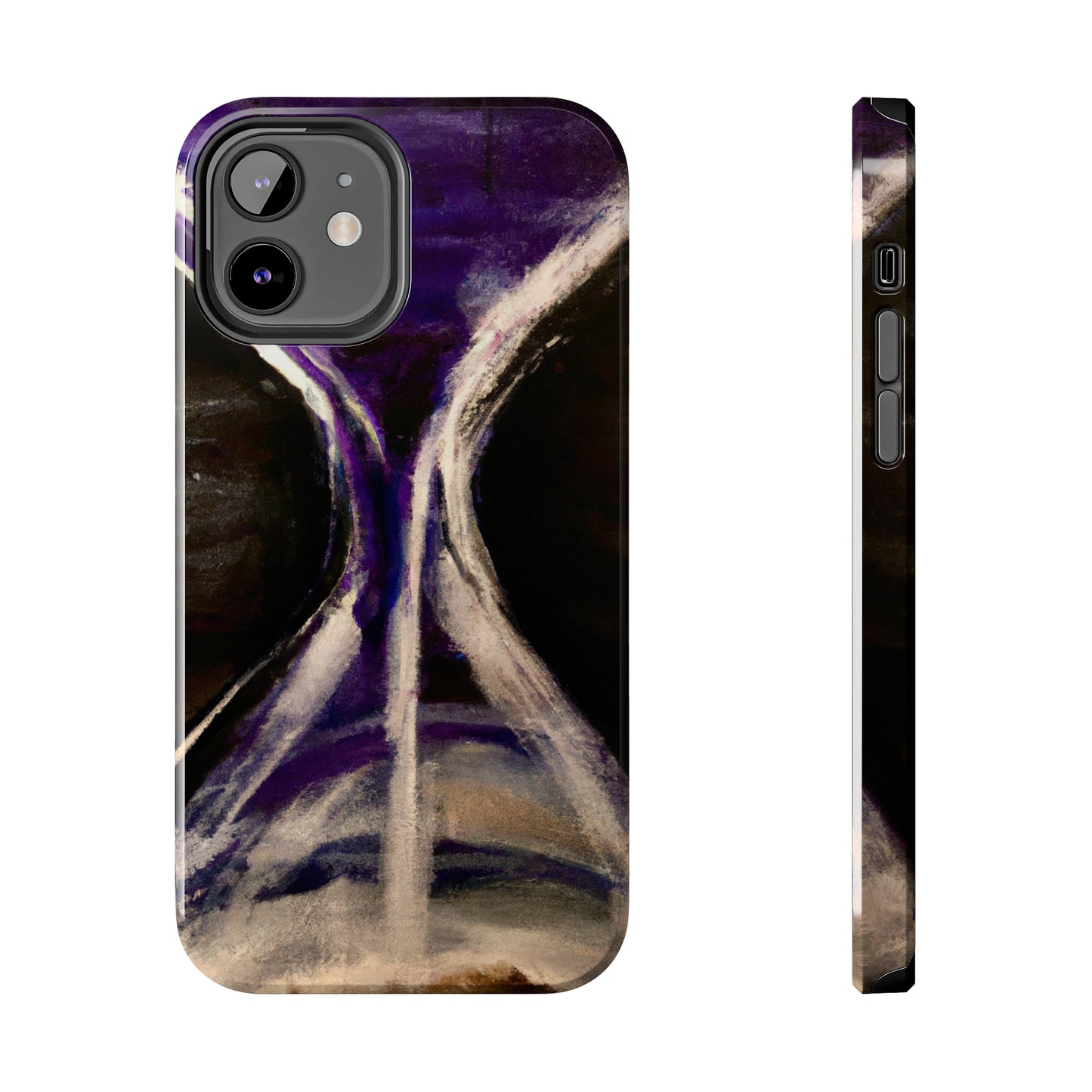 Tough Case-Mate iPhone Case Ft. Purple Hourglass