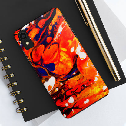 Tough Apple iPhone Cases Ft. Abstract Halloween Pumpkin