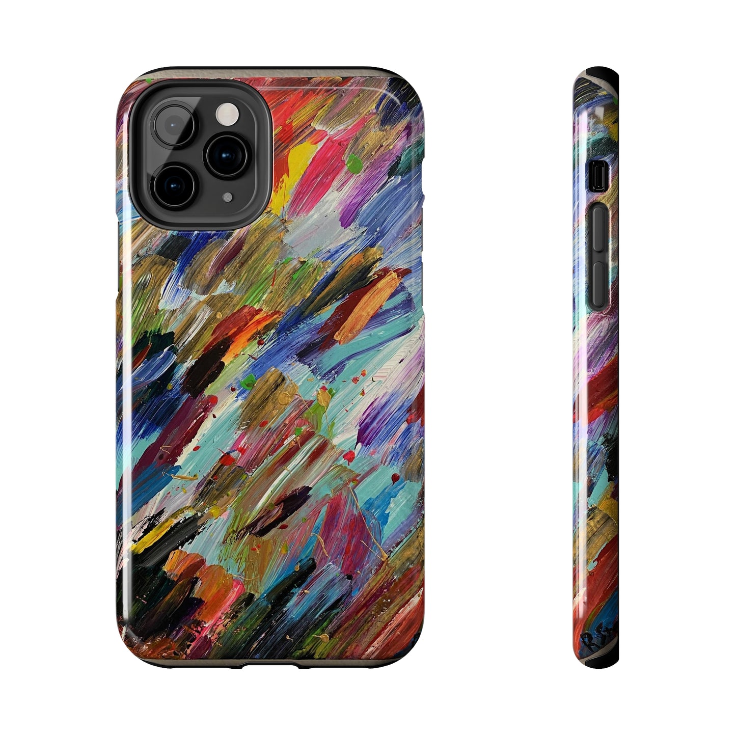 Tough Case-Mate iPhone Case Ft. Abstract Acrylic Feathers