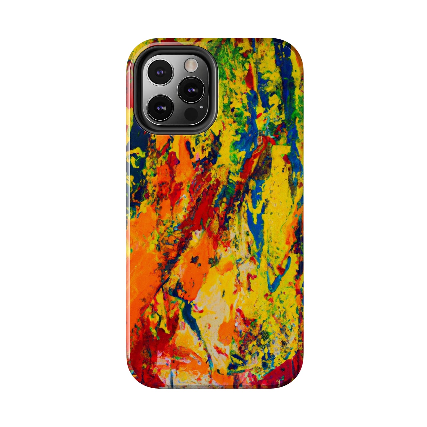 Tough Case-Mate iPhone Case Ft. Abstract Yellow Orange