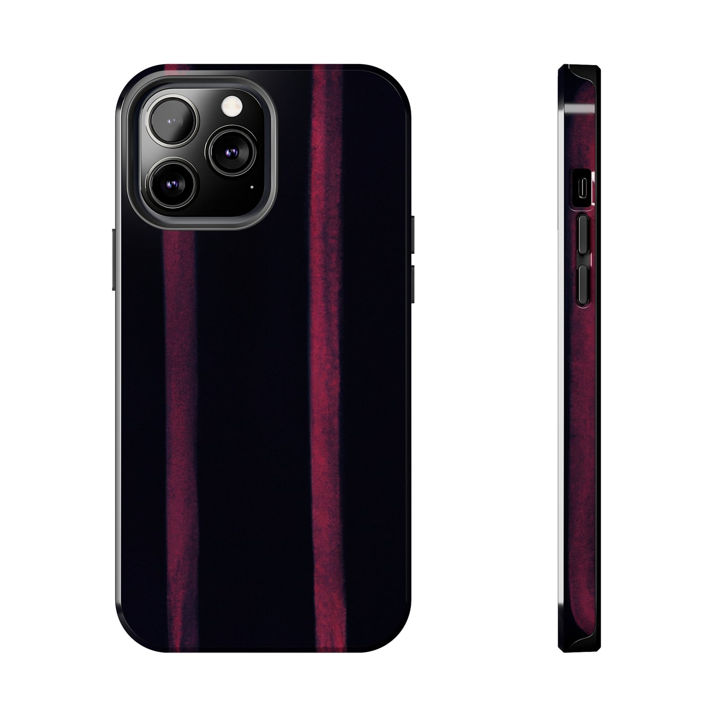 Tough Apple iPhone Cases Ft. Dark Stripes