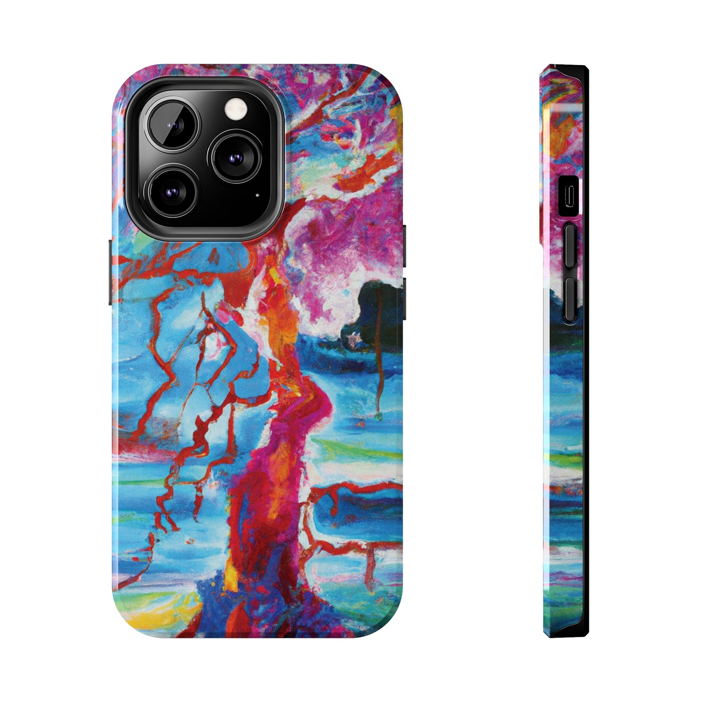 Tough Apple iPhone Cases Ft. Abstract Spirit Tree