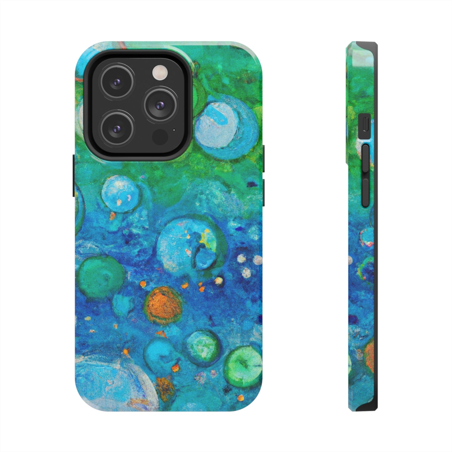 Tough Apple iPhone Cases Ft. Abstract Bubbles