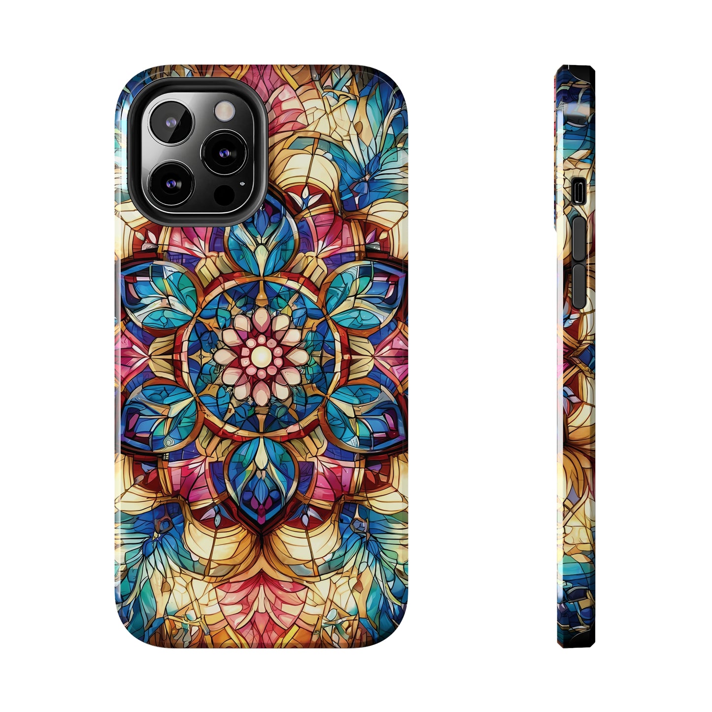 ToughDrop Apple iPhone Case Ft. Stained Glass Fractal