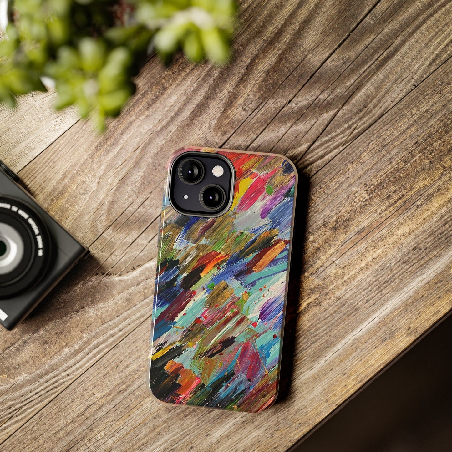 Tough Case-Mate iPhone Case Ft. Abstract Acrylic Feathers