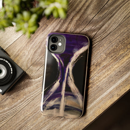 Tough Case-Mate iPhone Case Ft. Purple Hourglass