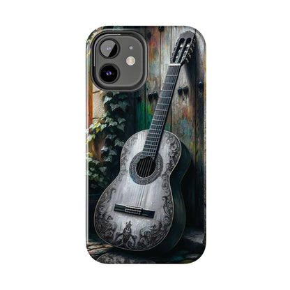 ToughDrop Apple iPhone Case Ft. Greyscale Guitar