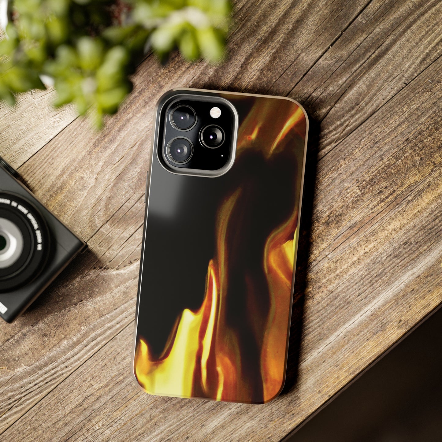 Tough Apple iPhone Cases Ft. Abstract Flames