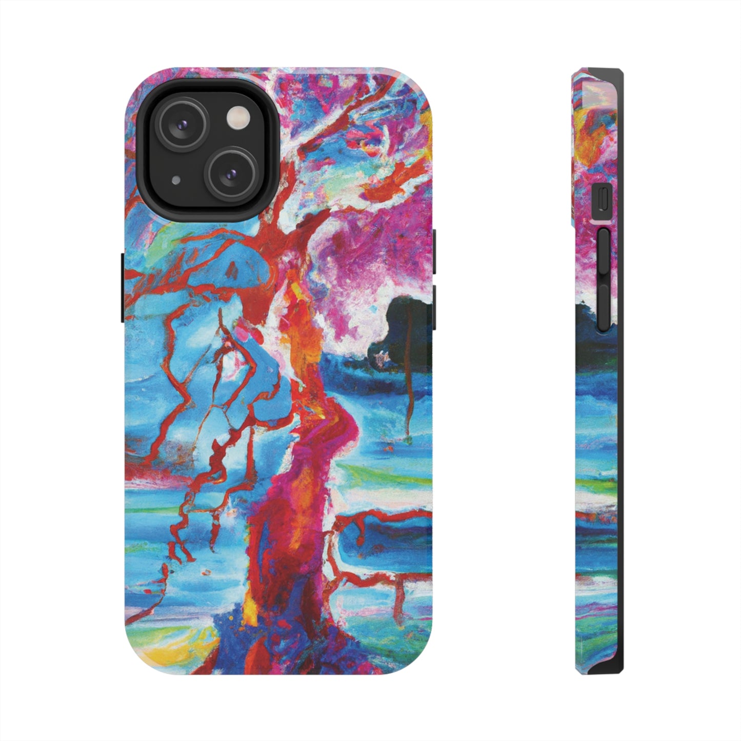 Tough Apple iPhone Cases Ft. Abstract Spirit Tree