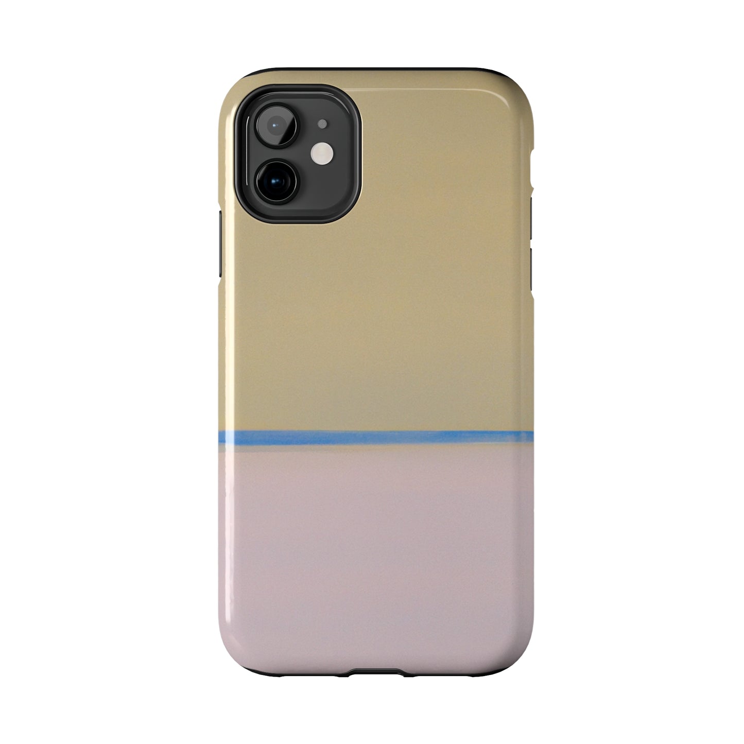 Strong Apple iPhone Case Ft. Minimal Thin Stripe