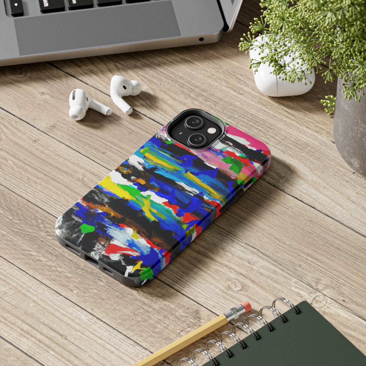 Tough Case-Mate iPhone Case Ft. Abstract Stripes