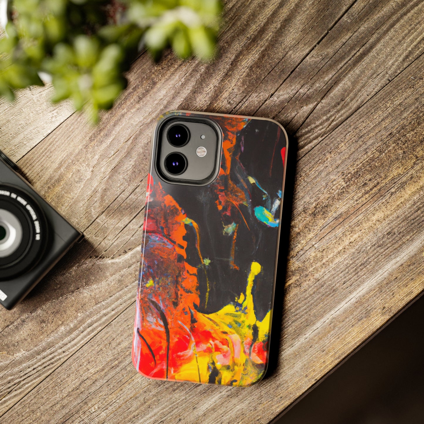 Tough Case-Mate iPhone Case Ft. Abstract Orange