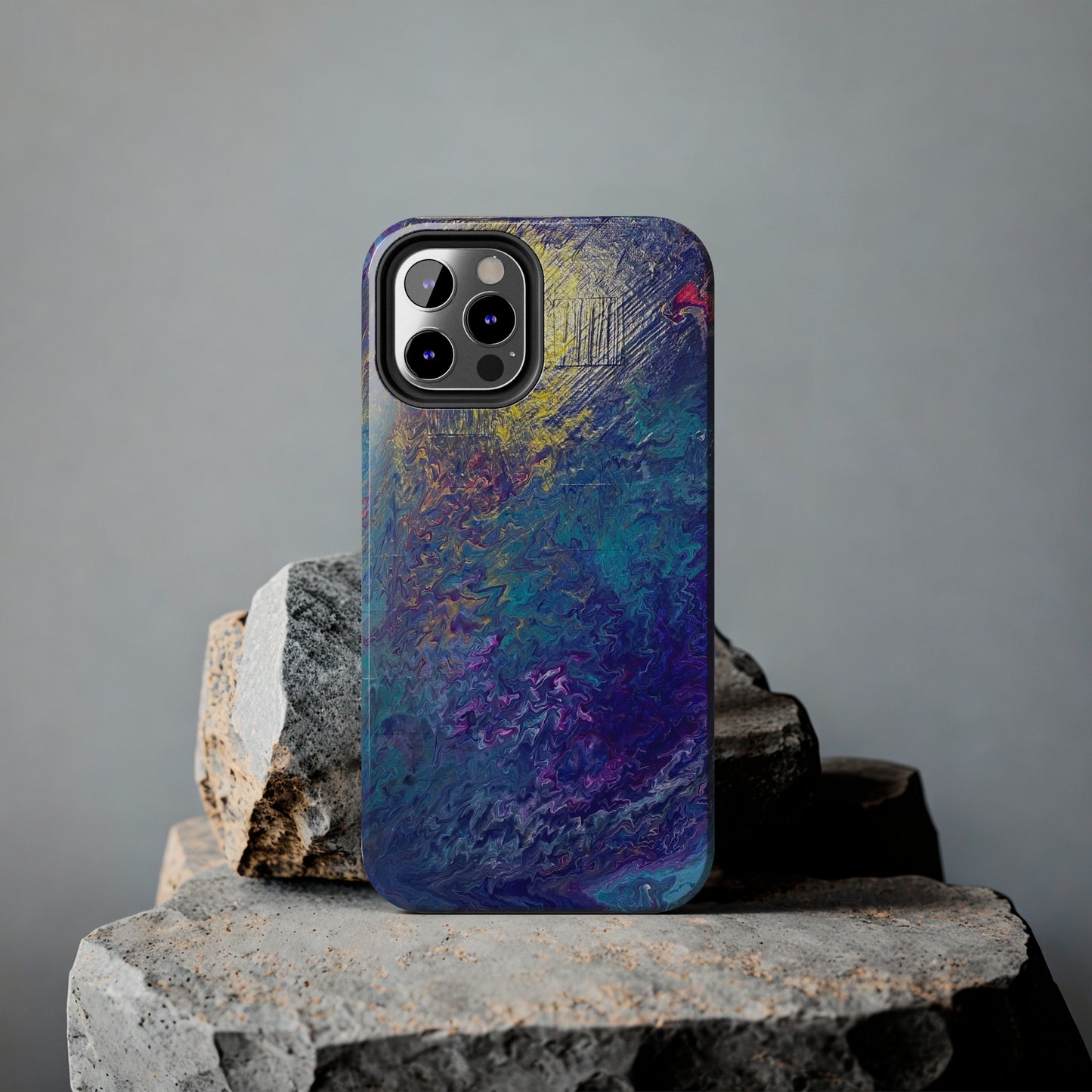 Tough Case-Mate iPhone Cases Ft. Abstract Blue Waterfall