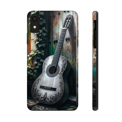 ToughDrop Apple iPhone Case Ft. Greyscale Guitar