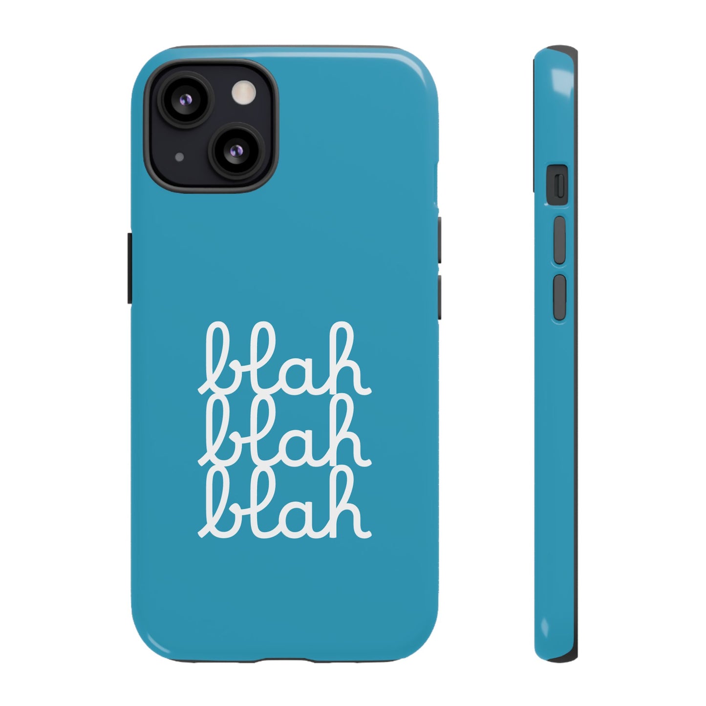 Tough Phone Case Ft. blahblahblah Turquoise