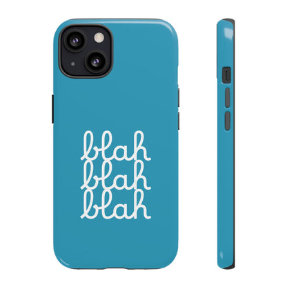 Tough Phone Case Ft. blahblahblah Turquoise