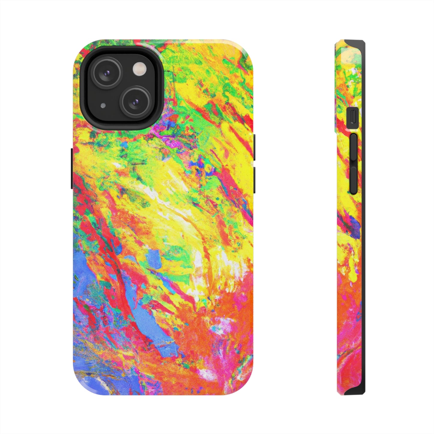 Tough Apple iPhone Cases Ft. Abstract Sherbet