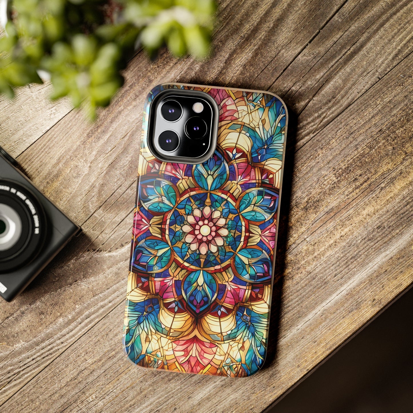 ToughDrop Apple iPhone Case Ft. Stained Glass Fractal